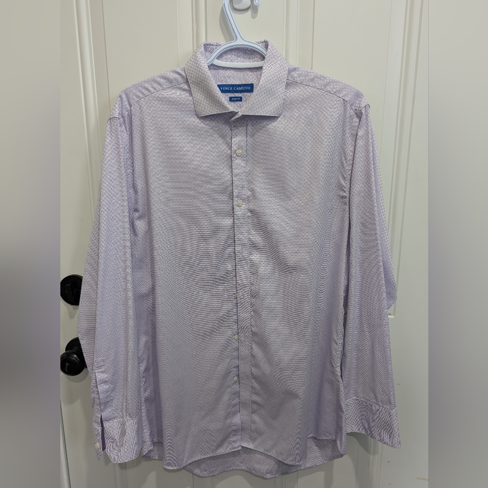 Vince Camuto Men's Purple Dress Shirt